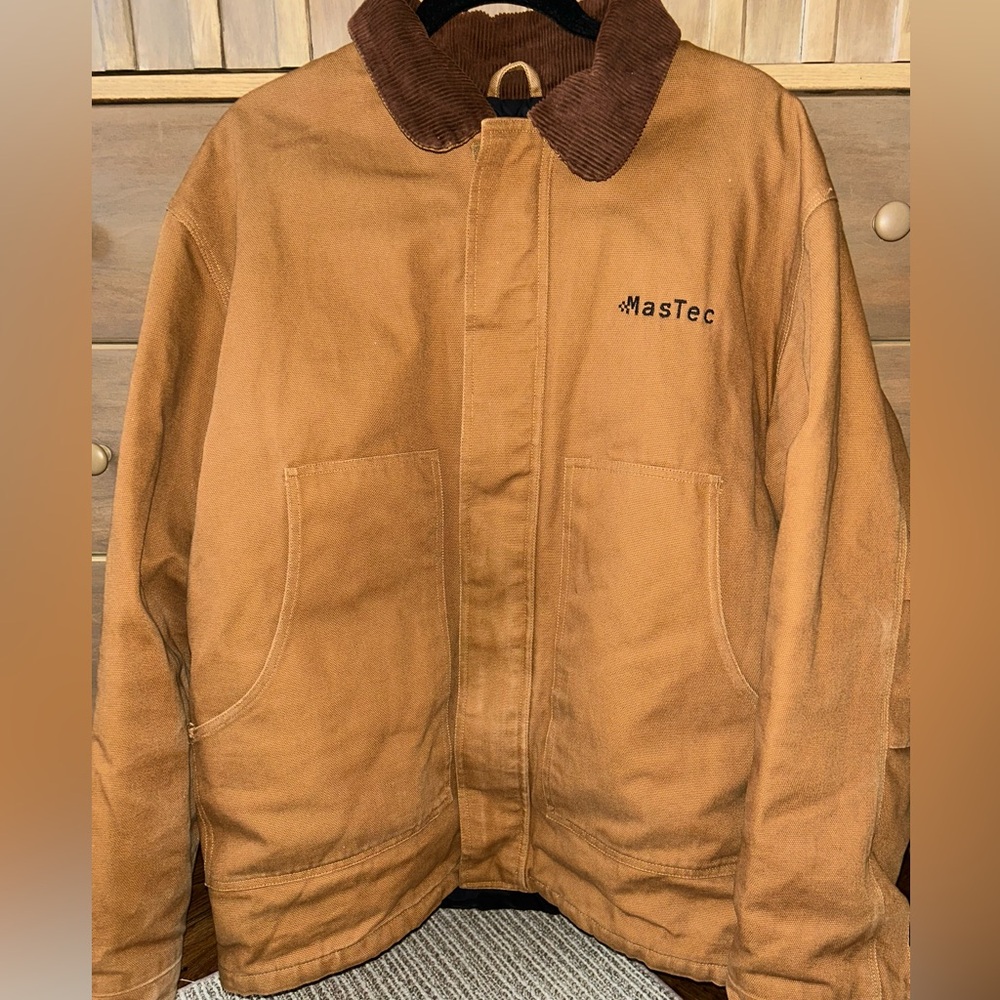 Tan Canvas Work Jacket